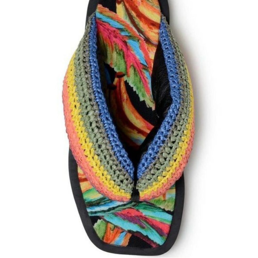 FARM Rio Multicolor Crochet Sandals - Picture 2 of 12